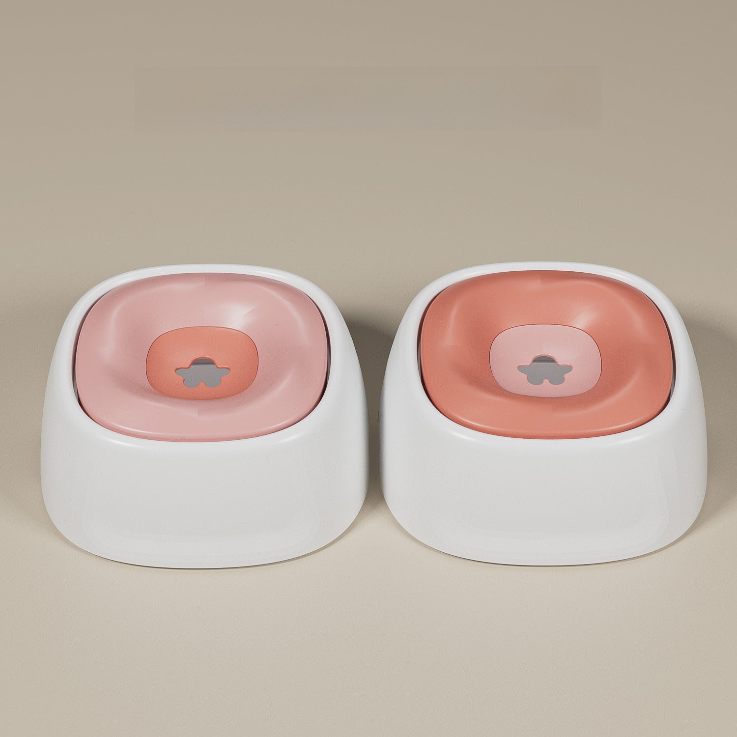 Non-spill floating water bowl dog bowl