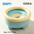 Non-spill floating water bowl dog bowl