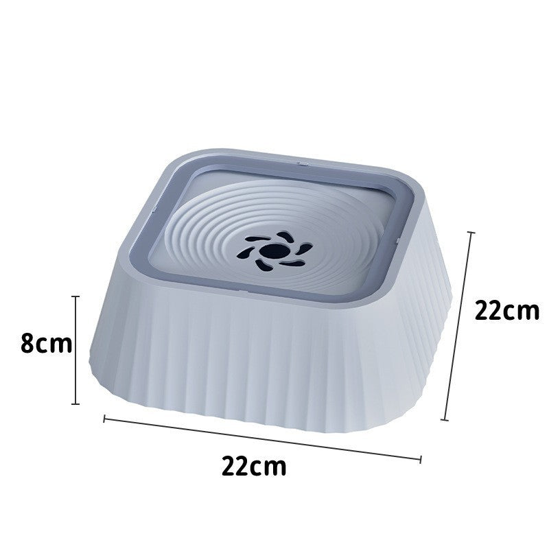 Non-spill floating water bowl dog bowl