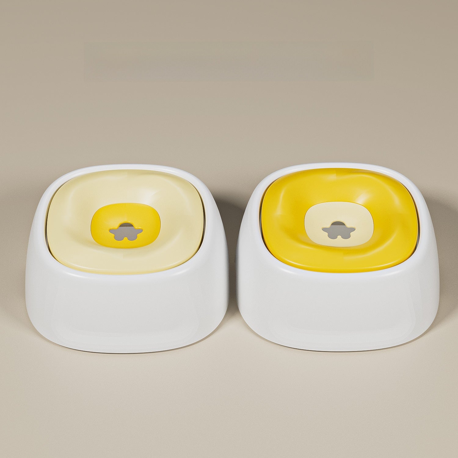 Non-spill floating water bowl dog bowl