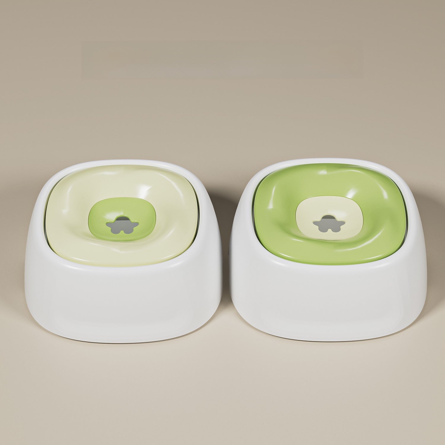 Non-spill floating water bowl dog bowl