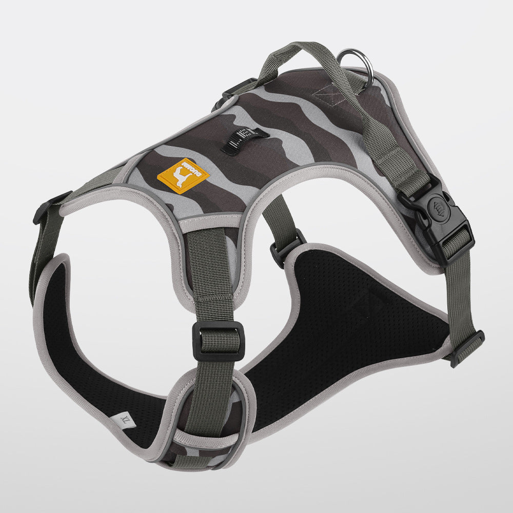Adjustable Reflective Dog Harness with Rope