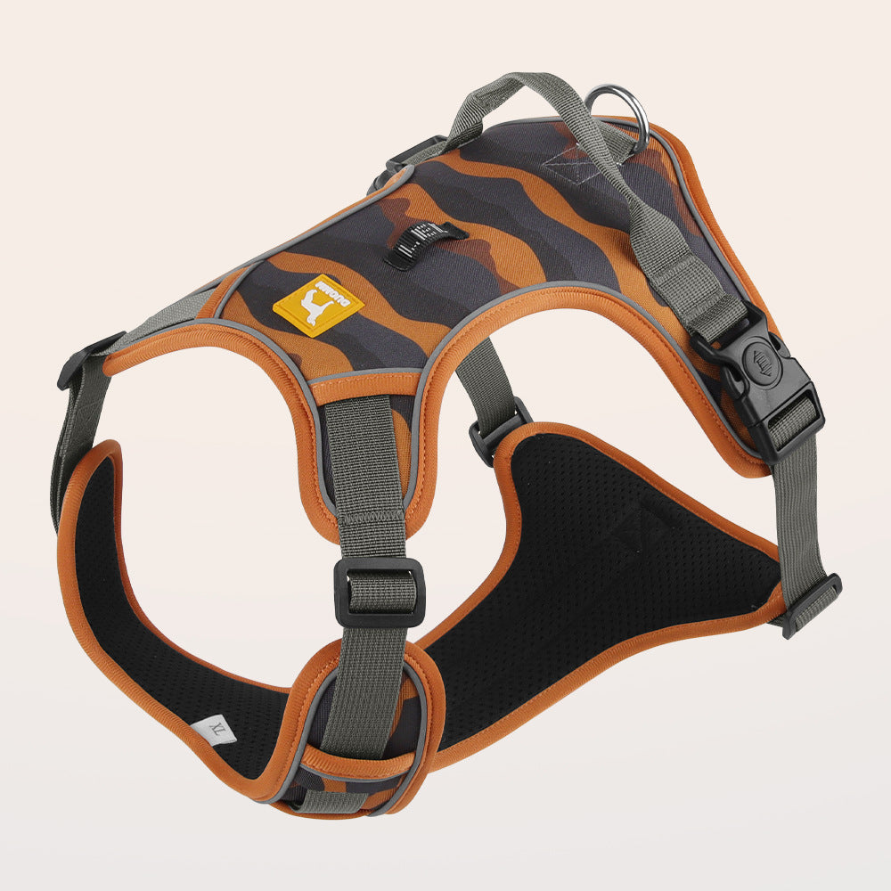 Adjustable Reflective Dog Harness with Rope