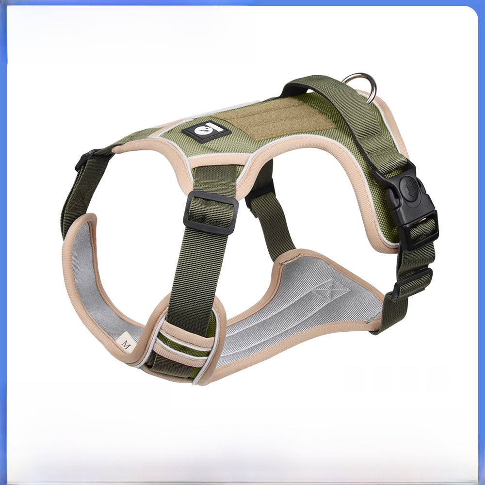 Adjustable Reflective Dog Harness with Rope