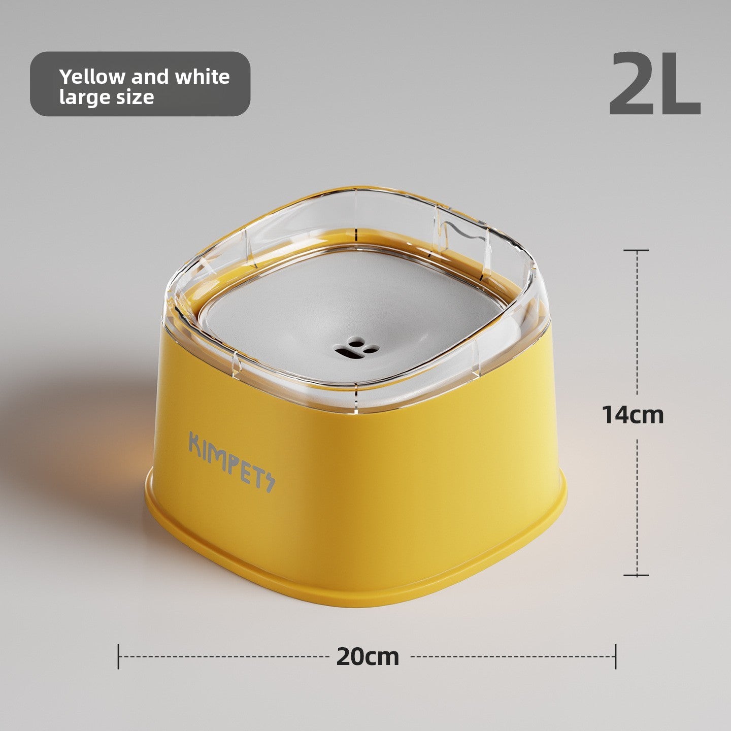Non-spill floating water bowl dog bowl